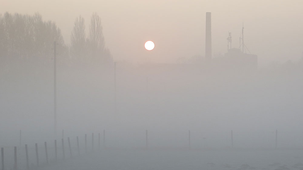 Viller Mill on a hazy morning